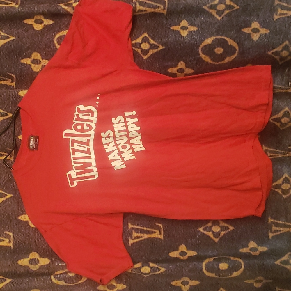 XL red T-shirt made by Hershey's